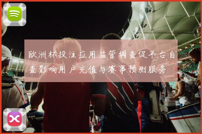 欧洲杯投注应用监管调查促平台自查影响用户充值与赛事预测服务